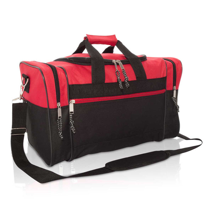 red sports bag