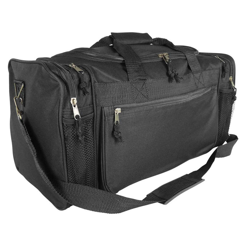 duffel bag with side pockets