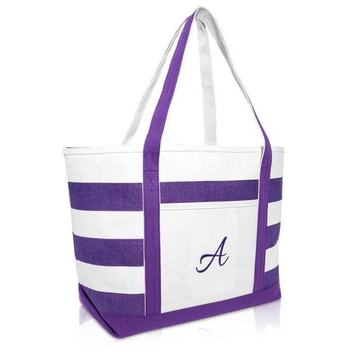 purple beach bag