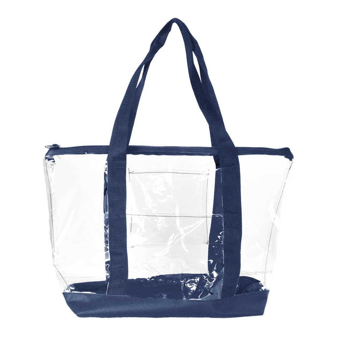 DALIX Clear Shopping Bag Security Work Tote Shoulder Bag Womens Handba