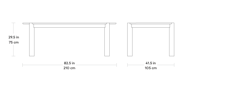 Gus Bancroft Dining Table Dimensions