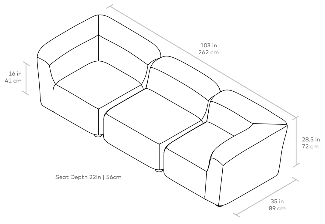 Circuit 3 Pc Dimensions