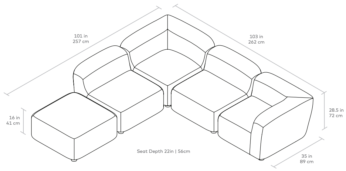 Circuit 5 Pc Dimensions