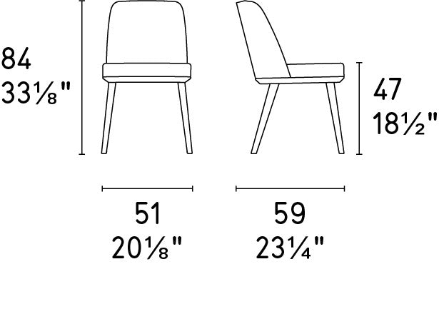 Foyer Chair Dimensions