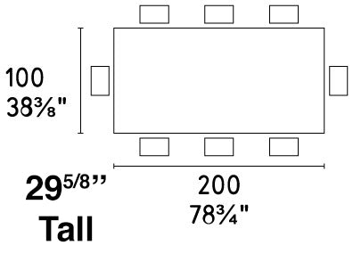 Icaro Table Dimensions
