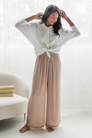 Dolce Collection Silk Pants and Blouse