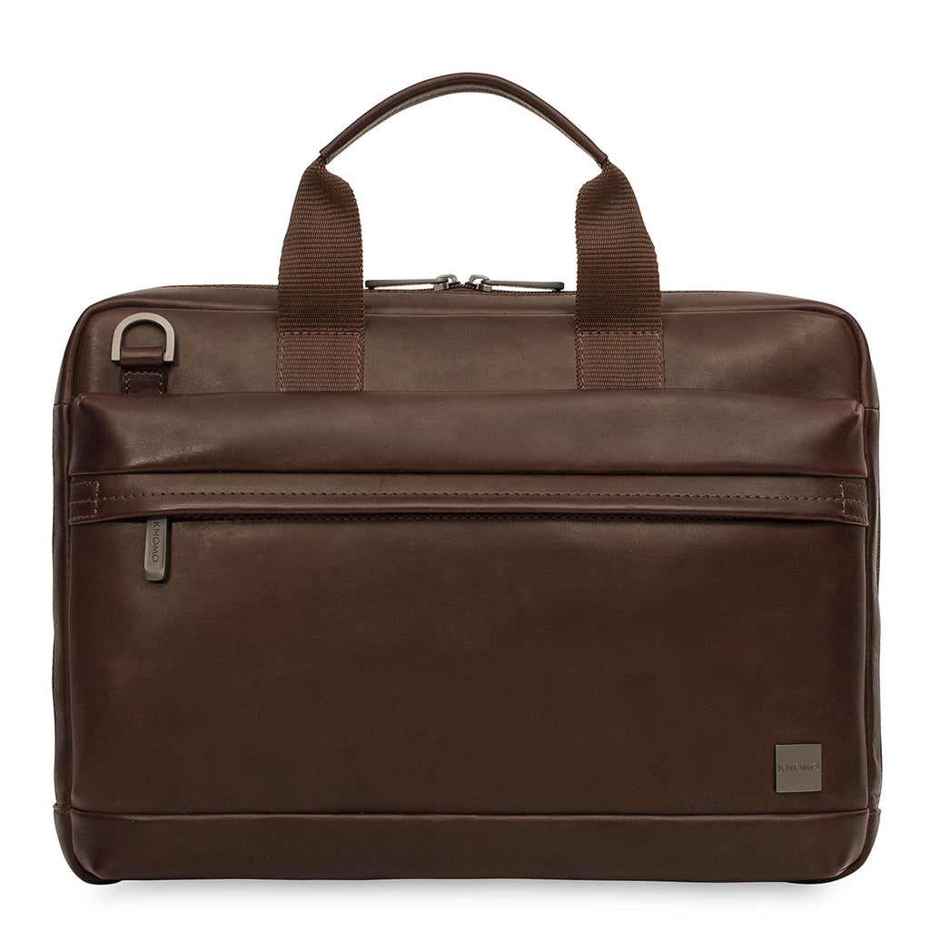 knomo leather laptop bag