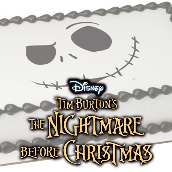 The Nightmare Before Christmas Best Edible Cake Topper Image