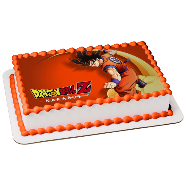 Dragon Ball Z Kakarot Edible Cake Topper Image Abpid51788 A Birthday Place