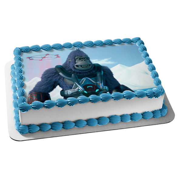 King Kong King Of The Apes White Mountains Droid Edible Cake Topper Im A Birthday Place