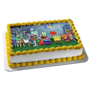 krusty krab cake topper