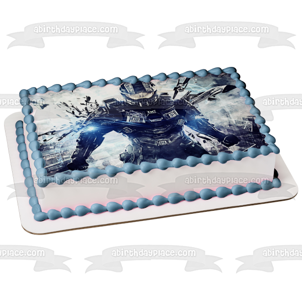 Halo 4 Halo Nation John 117 Master Cheif Edible Cake Topper Image Abpi A Birthday Place