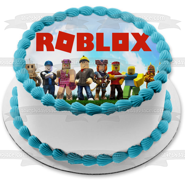 Roblox Assorted Characters Children S Books Edible Cake Topper Image A A Birthday Place - roblox bake a cake event