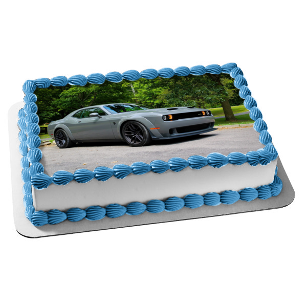 Dodge Hellcat Edible Cake Topper Image ABPID52819 – A Birthday Place