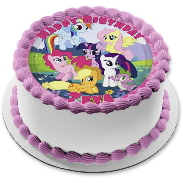 rainbow dash birthday cake