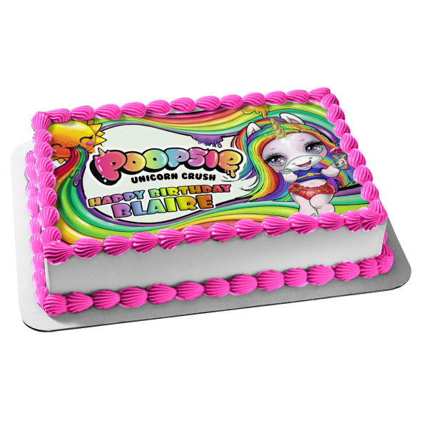 Lol Poopsie Unicorn Crush Rainbow Glitter And Slime Surprise Sun Edibl A Birthday Place