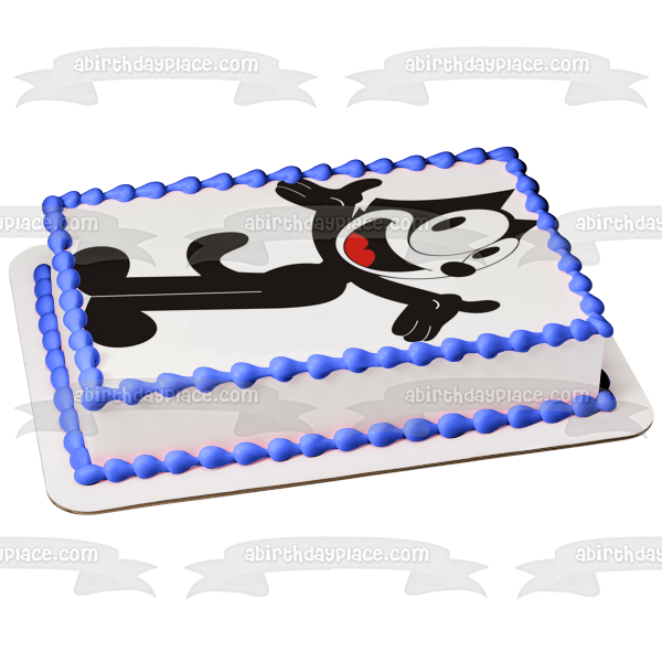 Felix The Cat Classic Cartoon Character Animated Edible Cake Topper Im A Birthday Place