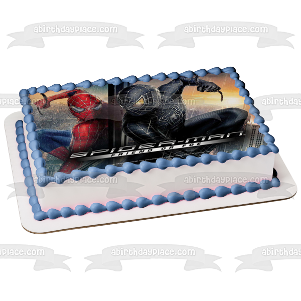 spiderman cake topper