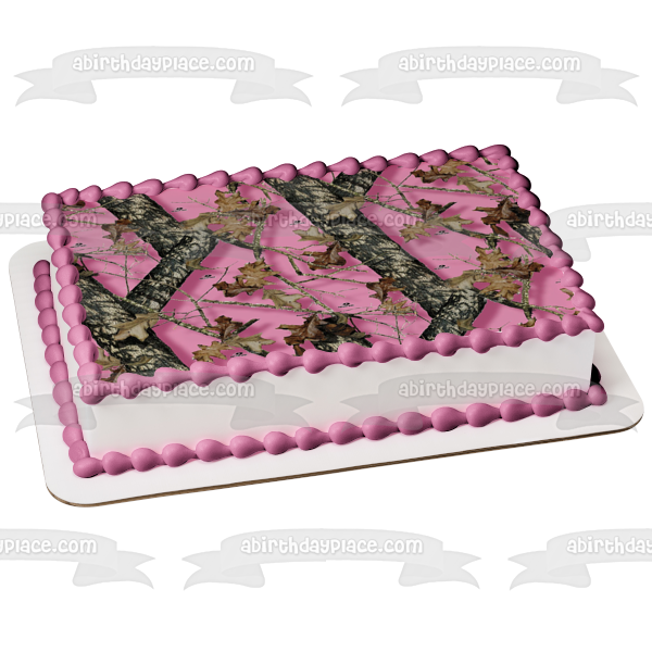 pink camo birthday decorations