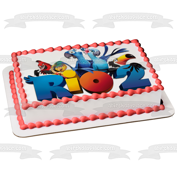 Rio 2 Blue Jewel Rafeal Pedro Nigel Edible Cake Topper Image Abpid0541 A Birthday Place