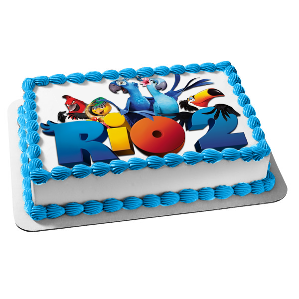 Rio 2 Blue Jewel Rafeal Pedro Nigel Edible Cake Topper Image Abpid0541 A Birthday Place