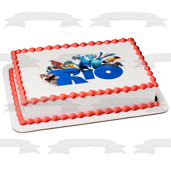 Rio 2 Blue Jewel Rafeal Pedro Nigel Edible Cake Topper Image Abpid0593 A Birthday Place