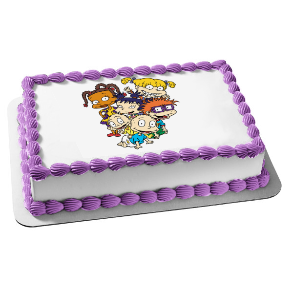 Rugrats Angelica Chuckie Tommy Susie Kimi and DILL Edible Cake Topper – A Birthday Place