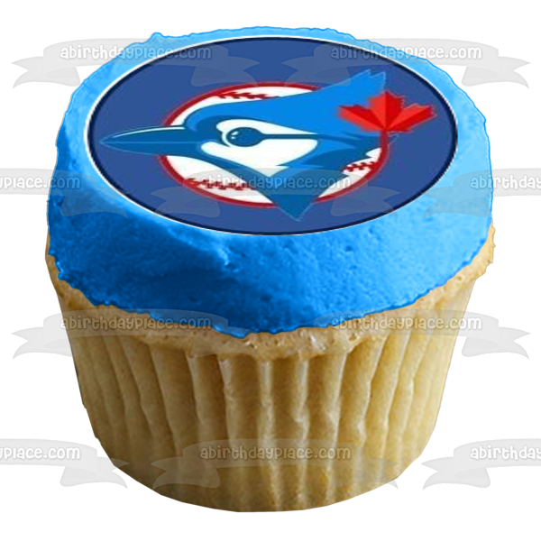 Toronto Blue Jays Logo Canadian Professional Baseball Edible Cupcake T A Birthday Place