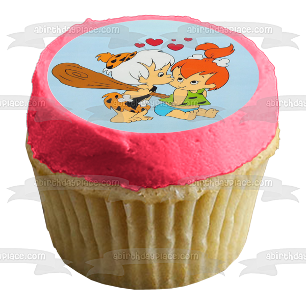 The Flintstones Fred Wilma Pebbles Bam Bam Dino Edible Cupcake Topper – A Birthday Place