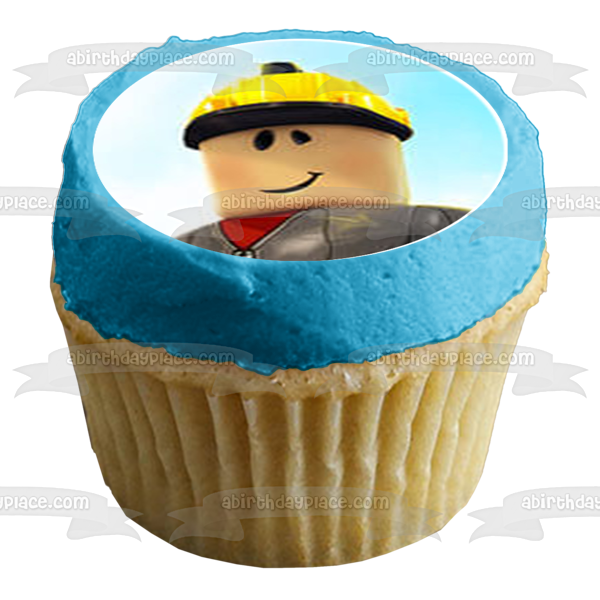 Roblox Assorted Avatars Edible Cupcake Topper Images Abpid14796 A Birthday Place - roblox cake hat