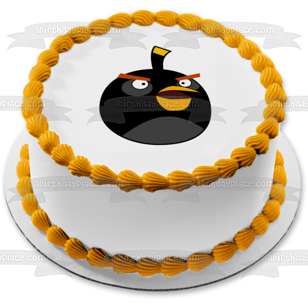 angry bird black bird cake