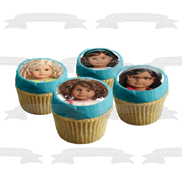 American Girl Blaire Wilson Edible Cupcake Topper Images Abpid A Birthday Place