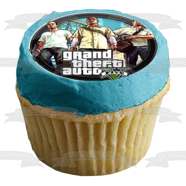 Grand Theft Auto Five Franklin Trevor Michael Gta Logo Happy Birthday A Birthday Place