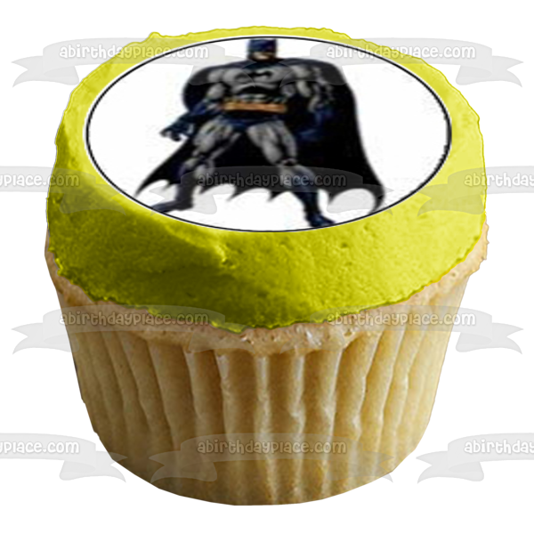 Batman Logo Bruce Wayne Edible Cupcake Topper Images ABPID01642 – A  Birthday Place