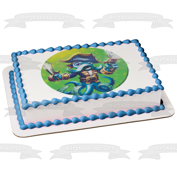 Skylanders Swap Force Buckler Edible Cake Topper Image ABPID04841 – Birthday Place