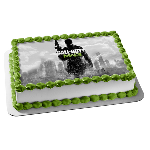 Call Of Duty Modern Warfare 3 Edible Cake Topper Image Abpid A Birthday Place