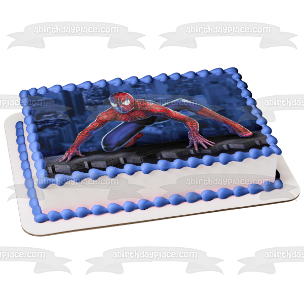 Marvel the Amazing Spider-Man Edible Cake Topper Image ABPID08482 – A  Birthday Place