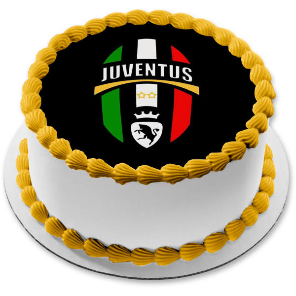 Juventus Juve Italian Professional Football Club Logo Black Background