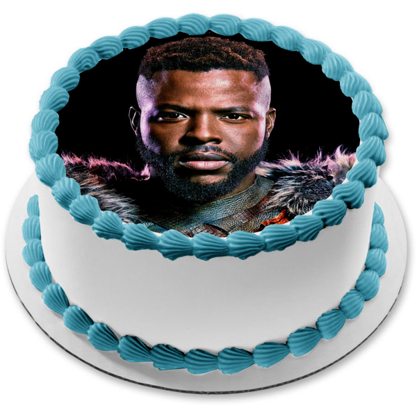 Black Panther Erik Killmonger Black Background Edible Cake Topper Imag – A  Birthday Place