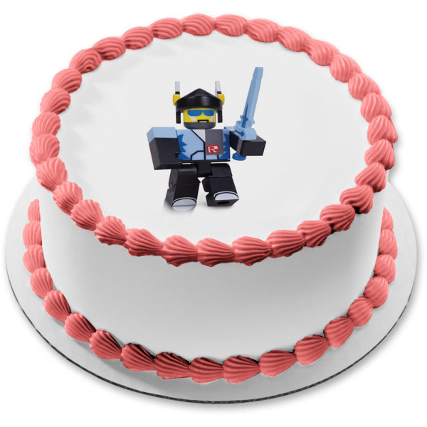 Legends Of Roblox Soldier Skin Edible Cake Topper Image Abpid15155 A Birthday Place - roblox birthday cake toppers