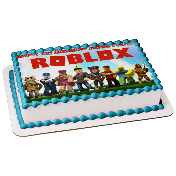 Roblox Assorted Characters Children S Books Edible Cake Topper Image A A Birthday Place - roblox images for cakes