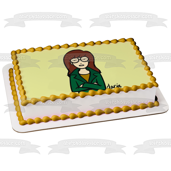 Mtv Daria Morgendorffer Edible Cake Topper Image ABPID22043 – A Birthday  Place