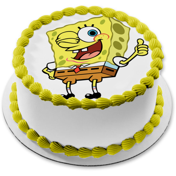 SpongeBob SquarePants Edible Cake Topper Image ABPID12426 – A Birthday ...