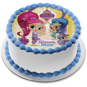 Shimmer and Shine Pet Monkey Chandelier Edible Cake Topper Image ABPID – A  Birthday Place