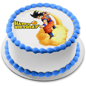 Dragon Ball Z Kakarot Round Edible Cake Topper Image ABPID50733 – A  Birthday Place