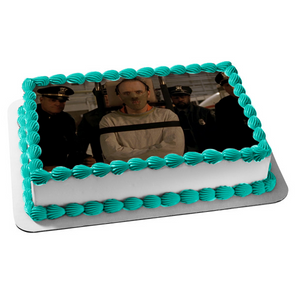 Silence of the Lambs Hannibal Lector Edible Cake Topper Image ABPID55041