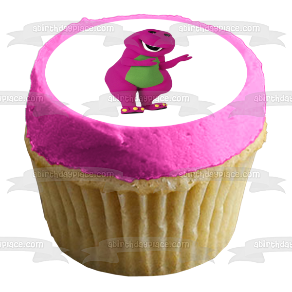 Barney Edible Cake Topper Image Abpid08319 A Birthday Place