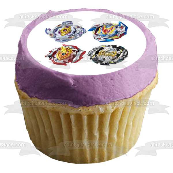 Beyblade Burst Let It Rip Fang Leone Phantom Orion Edible Cupcake Topp – A  Birthday Place
