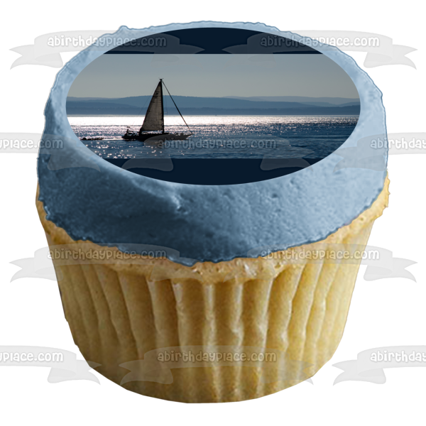 sailboat edible cake topper