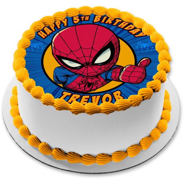 spiderman cake topper